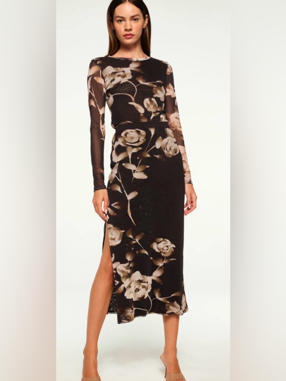 NWT Misa Lulu Top and Aisha Mesh Skirt Set